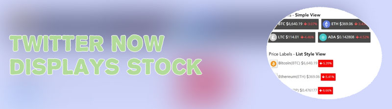 Cryptocurrency price ticker