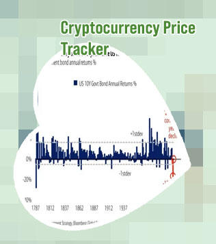 Cryptocurrency price tracking